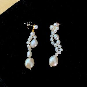 Natural Pearls Earrings
